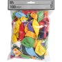 Ballonnen - gemengde kleuren - 23 cm - 100 st