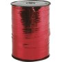 Cadeaukoord - metallic rood - glanzend - 250 m