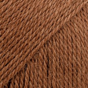 DROPS Alpaca Uni Color garen - 50g - Koperbruin (9041) DROPS Alpaca Uni Color garen - 50g - Koperbruin (9041)
