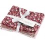 Patchworkstof - roze - 4 st