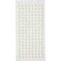 Halve parels - wit - 144 st