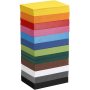 Creatief karton - gemengde kleuren - A6 - 12x100 st