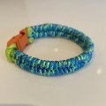 Klant imago Paracord Kleurenmix 2 mm x 4 m - turkoois, mauve, lichtgroen