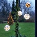 Klant imago Kunststof kogel 160 mm - glashelder deelbaar met gaten (PS)