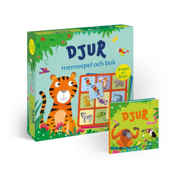 Dieren: memospel en boek
