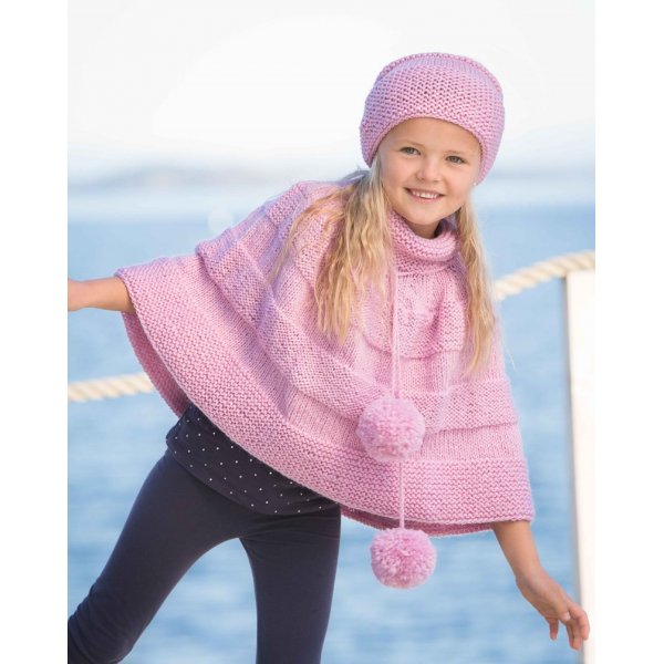 Breipatroon - Poncho en muts (1309-27)