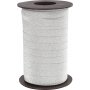Cadeaukoord - zilver - glitter - 100 m