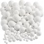 Flirtballen - wit - verschillende maten - 240 st