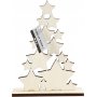 Kerstboom met sterren - 14,7 x 19,6 cm