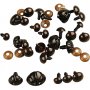 Teddyogen en teddyberen - 130 st