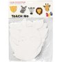 TeCH Me - kartonnen figuren - Junglemaskers - 16 st