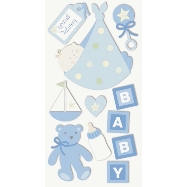 Stickermix - Baby 2 - blauw