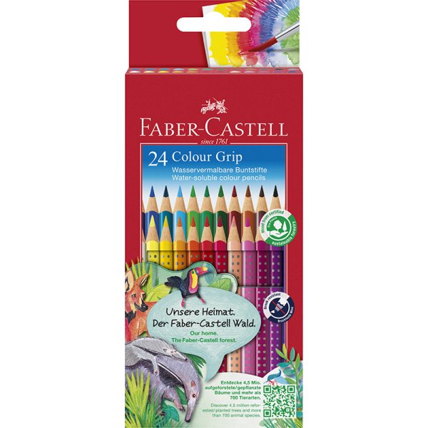 Aquarelpotlodenset - Faber-Castell -Gripkarton