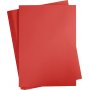 Gekleurd Karton - rood - A2 - 180 gr - 100 vellen