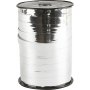 Cadeaukoord - metallic zilver - glanzend - 250 m