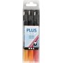 Plus Color Marker - pompoen - karmozijnrood - gele zon - 3 st