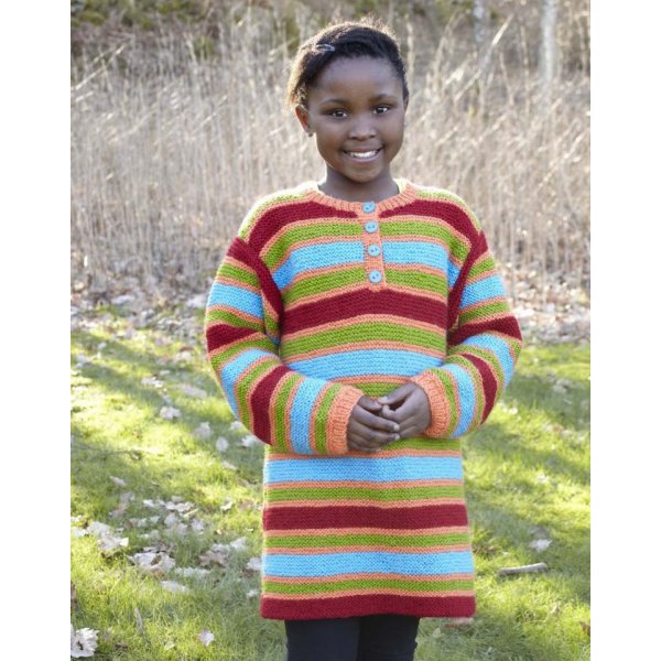 Breipatroon - Lange trui & muts (junior maten) Breipatroon - Lange trui & muts (junior maten)