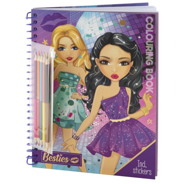 Kleurboek met potloden