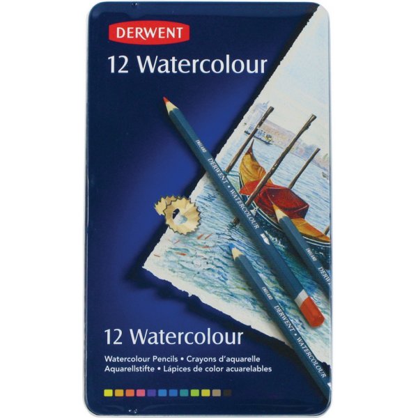 Derwent aquarelverf - 12 kleuren