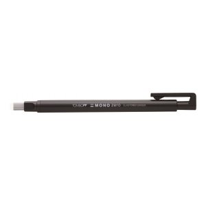 Tombow MONO zero gumstift 2,5x5 mm zwart Tombow MONO zero gumstift 2,5x5 mm zwart