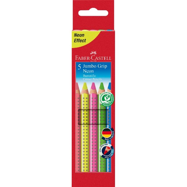 Aquarelpotloden Jumbo Grip - Neon