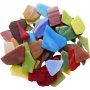 Glasmozaek - gemengde kleuren - Inhoud kan variren - 15-60 mm - 2 kg