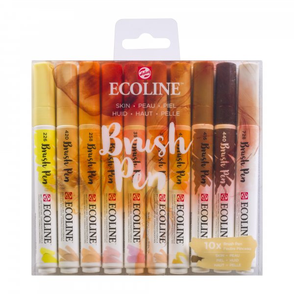 Ecoline Brush Pen 10-pack - Oranje