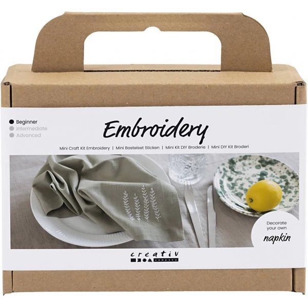 Mini DIY Kit Borduren, Servet