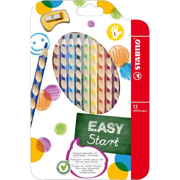 Kleurpotloden Easy 12-pack - Rechts