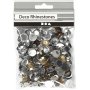 Strasstenen - gouden olie - Rond - 6+9+12 mm - 360 st