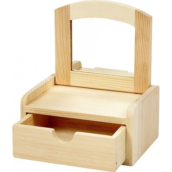 Elf accessoires - Houten dressoir met spiegel