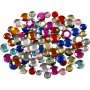 Strasstenen - gemengde kleuren - Rond - 6+9+12 mm - 3600 st