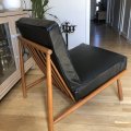Klant imago Imitatie nappaleer Zwart - 140 cm