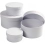 Ronde Papaskar - wit - 4 st