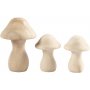 Sponzen van gedraaid hout - 3 st