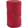 Macramgaren - rood - 2 mm - 198 m