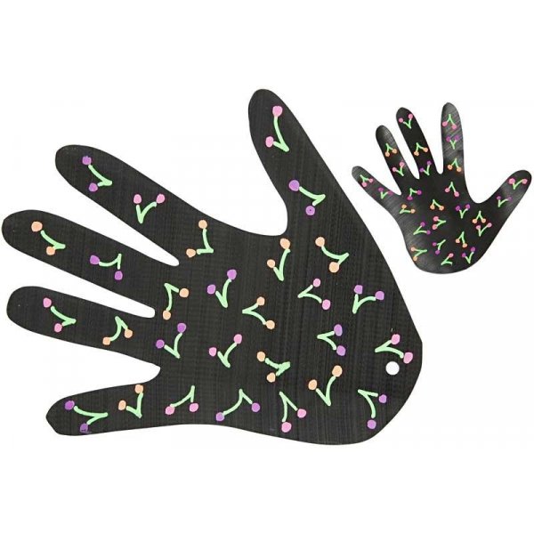 Deco textielstiften - 3 mm - neonkleuren - 6 st