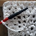 Klant imago Haaknaald "Rood" - 15cm/12,0mm - Zacht handvat