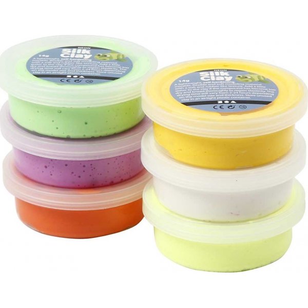 Silk Clay - lentekleuren - 6 x 14 gr