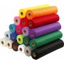 Hobbyvilt - gemengde kleuren - 20 x 5 m