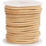 Leren koord - beige - 2 mm - 10 m