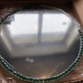 Klant imago Glazen bollen glinsterend 18 - 20 mm - groen 100 g / 20 st.