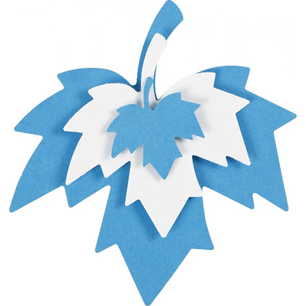 Laag-op-laag ponsen - Esdoornblad - 3 st