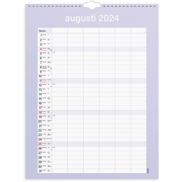 Familiekalender 24/25 - Praktisch Familiekalender 24/25 - Praktisch