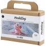 Mini DIY Kit Modellering, lichtroze, Monster Sally