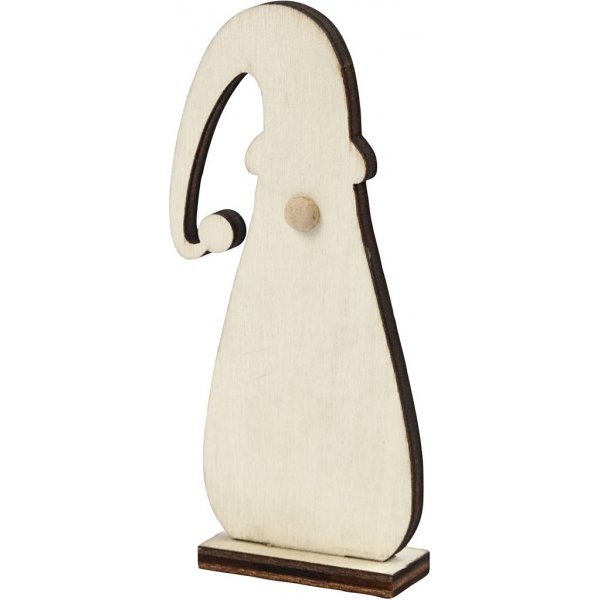 Kerstman gemaakt van hout - 3 st