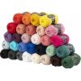 Katoengaren - gemengde kleuren - nr. 8/4 30x50 gr