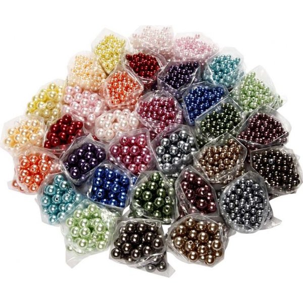 Luxe waskralen - gemengde kleuren - 32 x 20 gr
