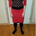 Klant imago Effen jersey stof - 13 - rood - 150 cm