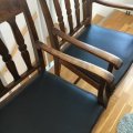 Klant imago Imitatie nappaleer Donkerbruin - 140 cm